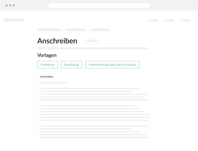 Anschreiben