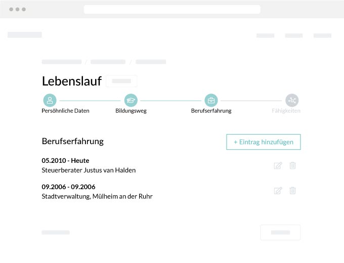 Lebenslauf